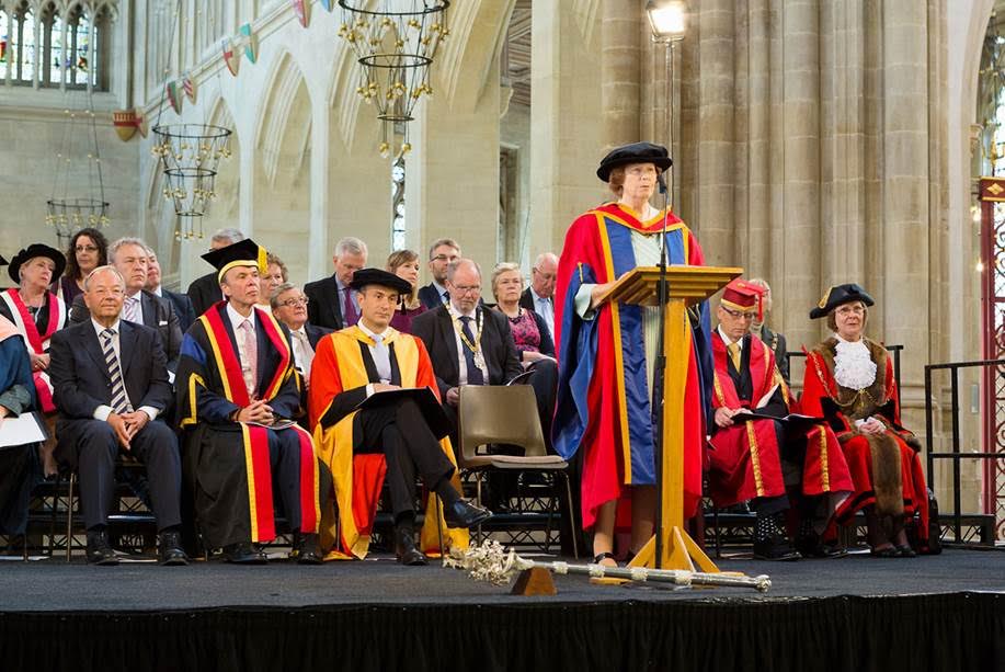 Dr. Rosamund Thomas was awarded an honorary doctorate